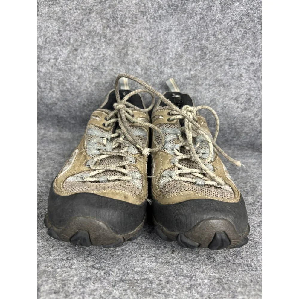 Patagonia Shoes Mens Size 8.5 Brown Mesh Suede‎ Hiking Trail Vibram Sole Outdoor